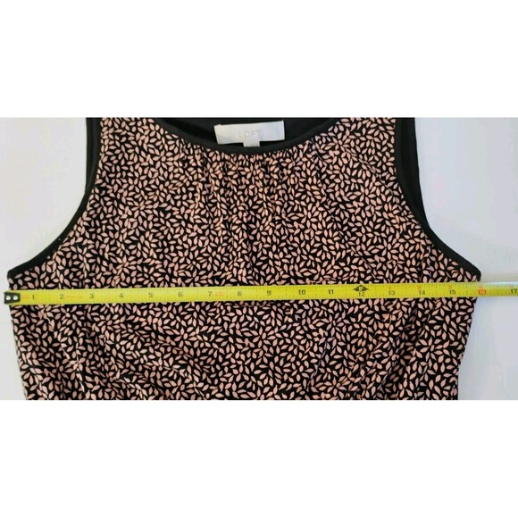Ann Taylor Loft Women's Pink And Black Sleeveless Sundress, Size‎ S - Picture 6 of 6